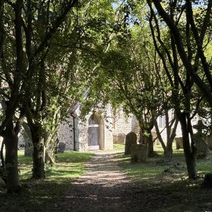 Path to St Peter's Porch 