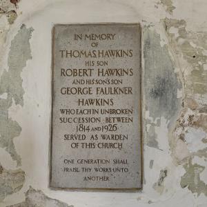 Hawkins family memorial